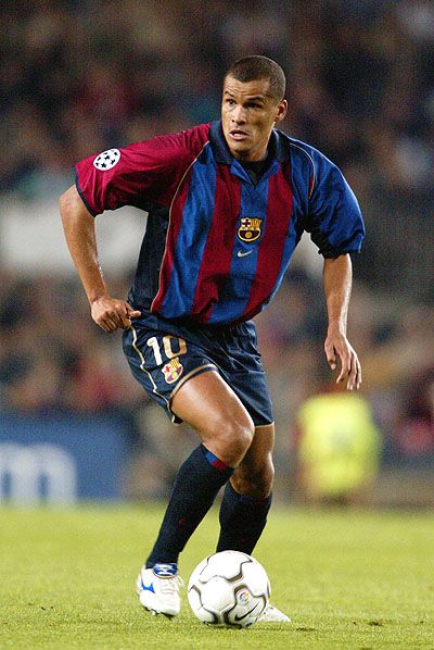 Rivaldo celebrando un gol