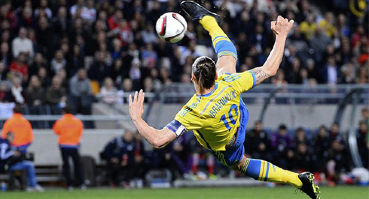 Gol de chilena de Zlatan contra Inglaterra